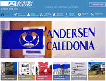 Tablet Screenshot of andersencaledonia.com